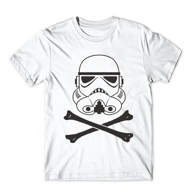 21kind 2017 Creative droids Printed Star War T-Shirt robot shirt Boy Novelty Men's sleeve T shirt Tops Fashion Tees Darth Vader