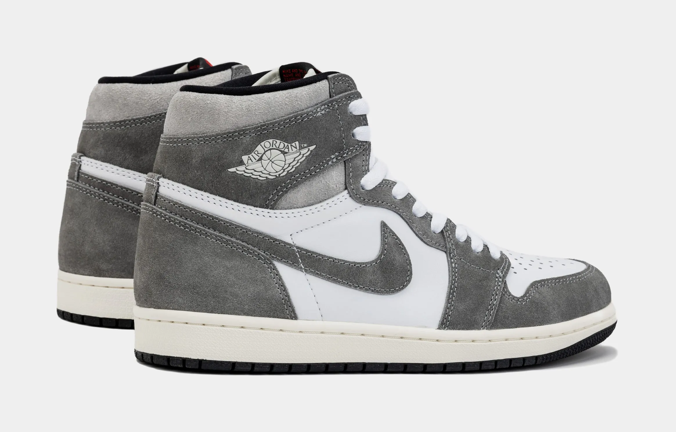 Air Jordan 1 Retro High OG Washed Heritage Mens Lifestyle Shoes (Grey/White)