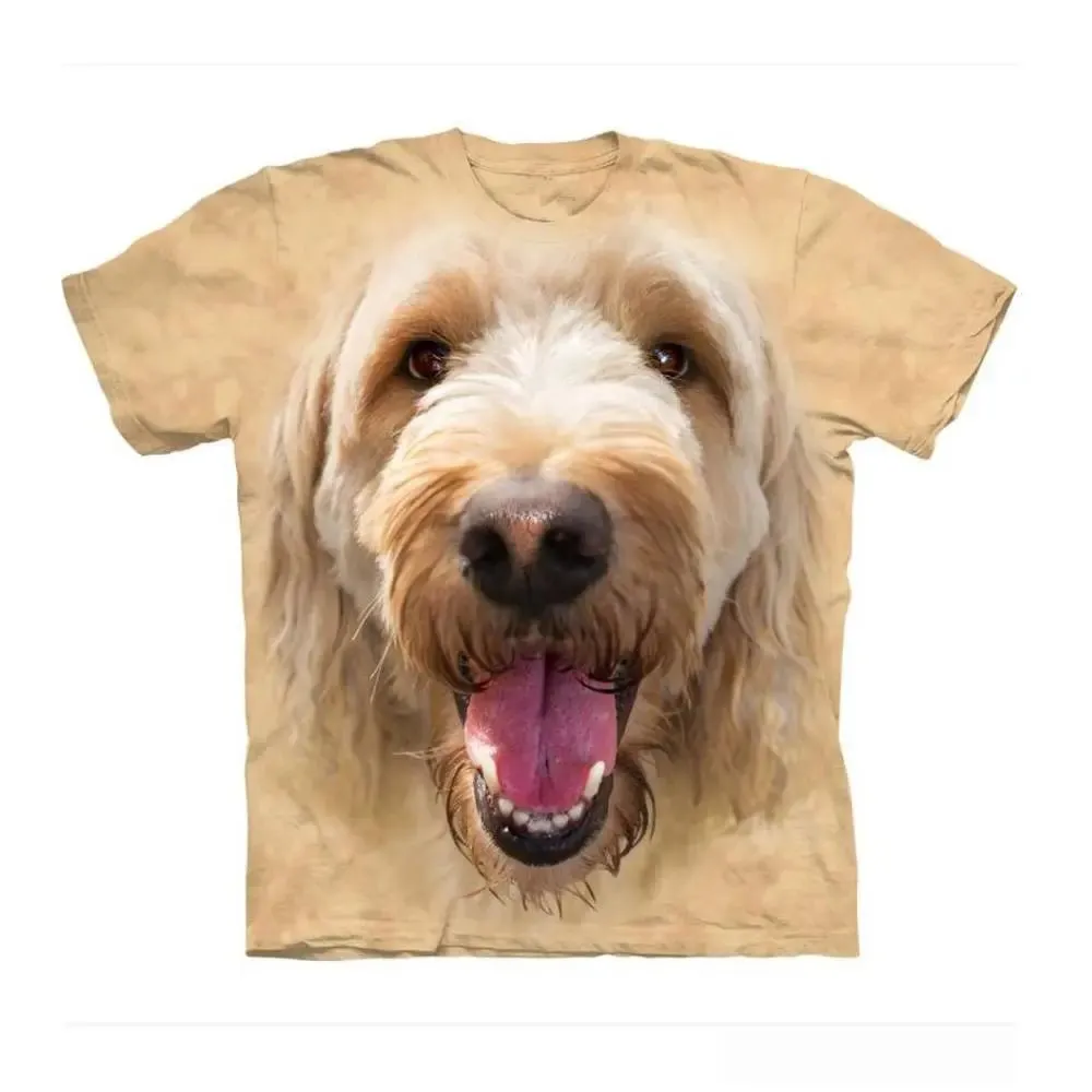 Anniepaw Men's T-shirt With Dog Graphic 3D Full Print Pet Dog Men Clothing Summer Short Sleeve Casual Oversized Tee Shirt Fashion Tops