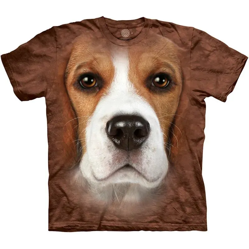 Anniepaw Men's T-shirt With Dog Graphic 3D Full Print Pet Dog Men Clothing Summer Short Sleeve Casual Oversized Tee Shirt Fashion Tops