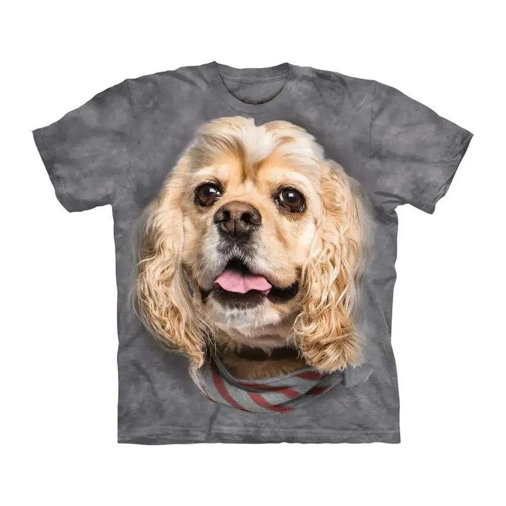 Anniepaw Men's T-shirt With Dog Graphic 3D Full Print Pet Dog Men Clothing Summer Short Sleeve Casual Oversized Tee Shirt Fashion Tops