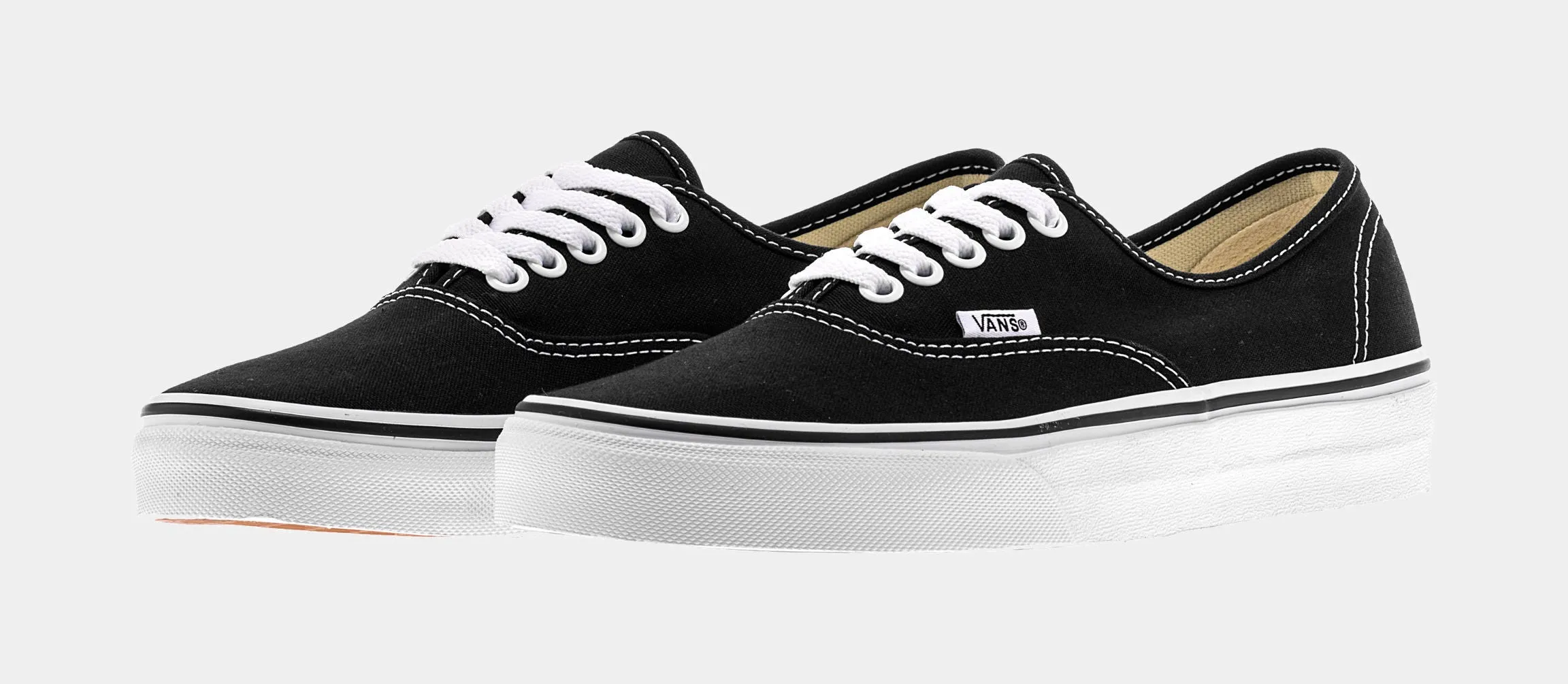 Authentic Mens Skate Shoes (Black)