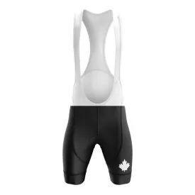 Black Canada Leaf Bib & Shorts