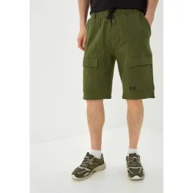 BLND Olive Drawstring Shorts