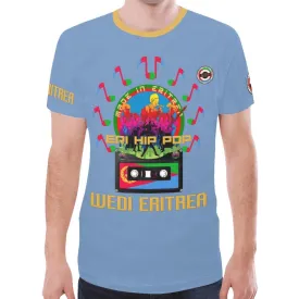 Blue Hip pop t-shirt