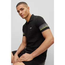 Boss Black Multicoloured Logo Polo Shirt