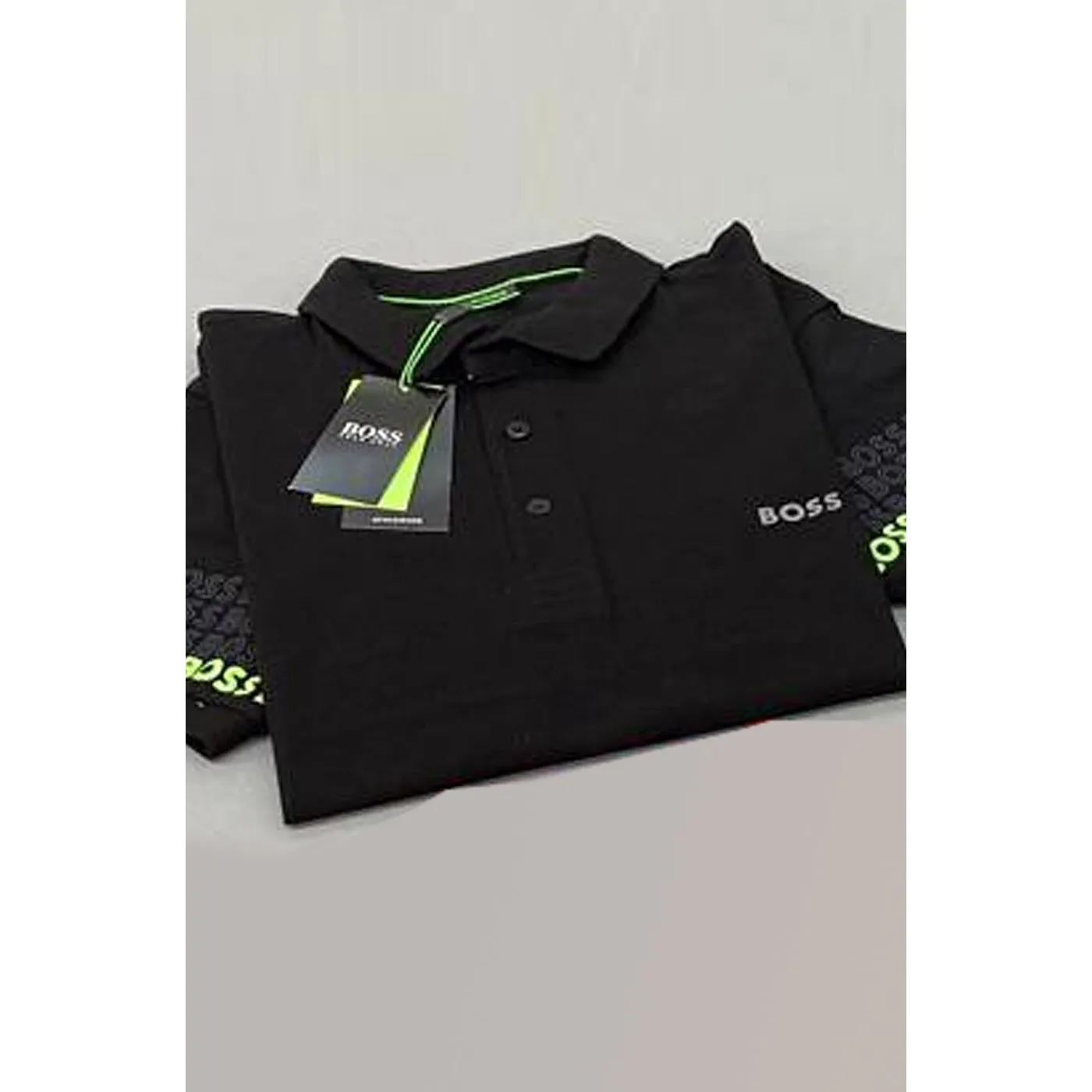 Boss Black Multicoloured Logo Polo Shirt