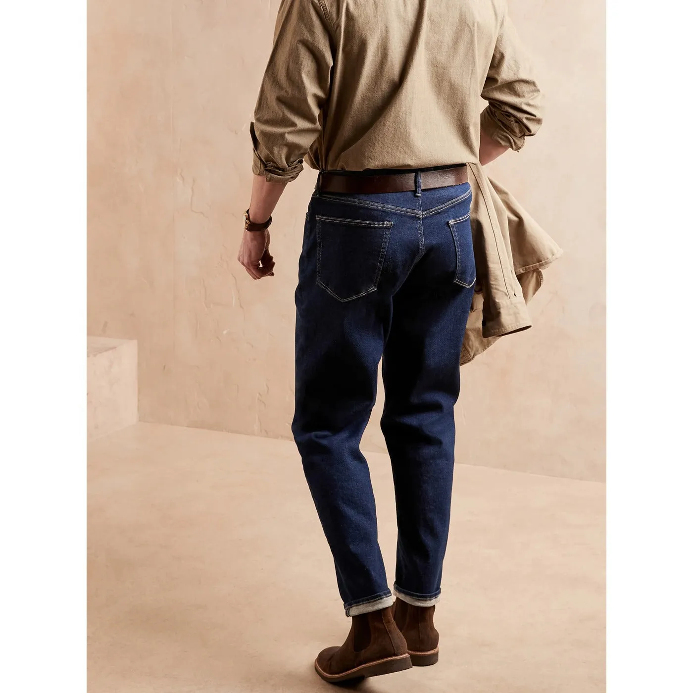 BR Blue Rinse Tapered Jeans