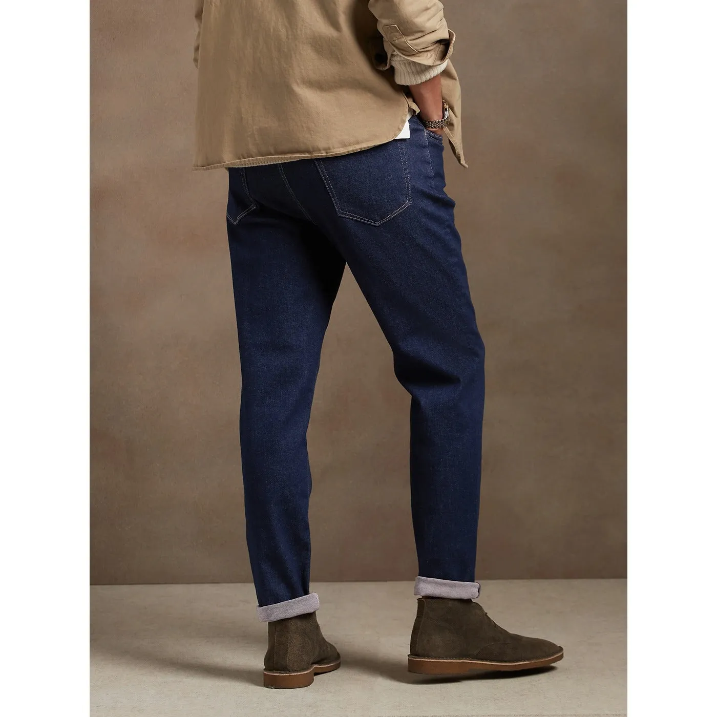 BR Blue Rinse Tapered Jeans