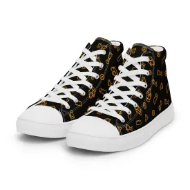 Brick Treasure Women’s high top canvas shoes