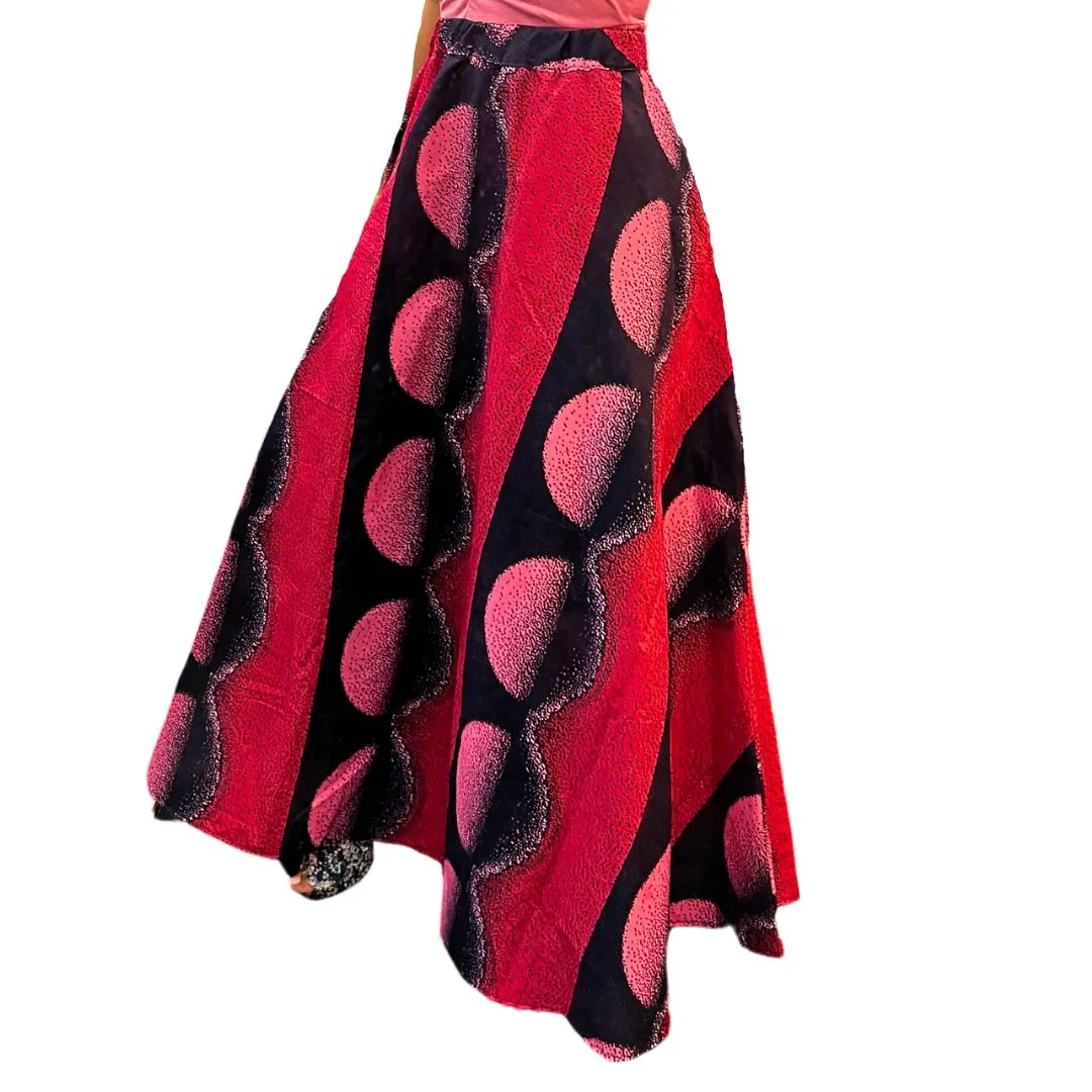 Chroma Collection Maxi Skirt - Pink Kiss