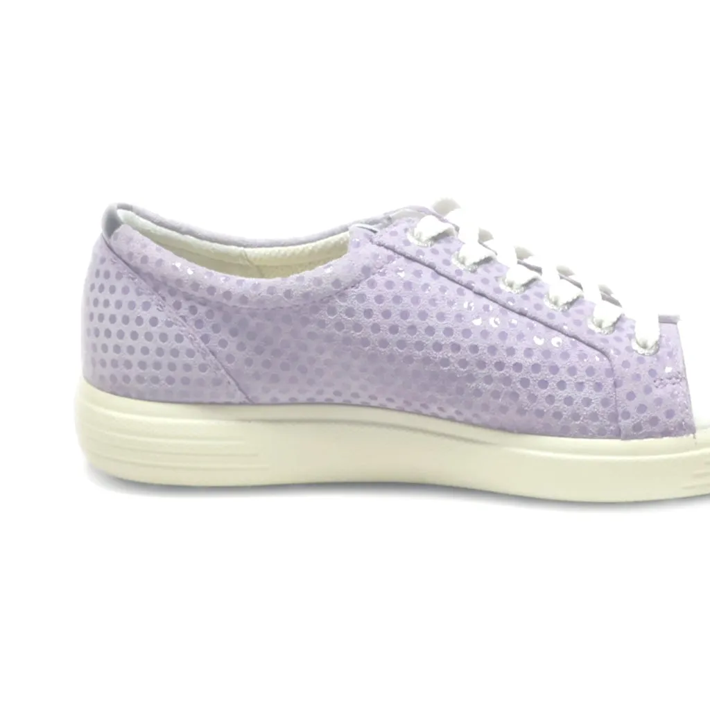 Ecco Hybrid Low-Top Sneakers Fabric Purple Colour For Women