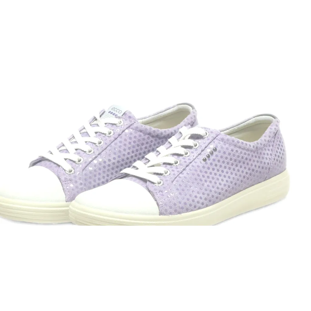 Ecco Hybrid Low-Top Sneakers Fabric Purple Colour For Women