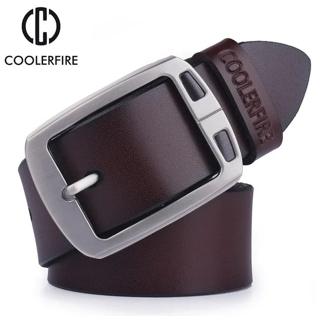 High quality men's genuine leather belt designer belts men luxury strap male belts for men fashion vintage pin buckle for jeans