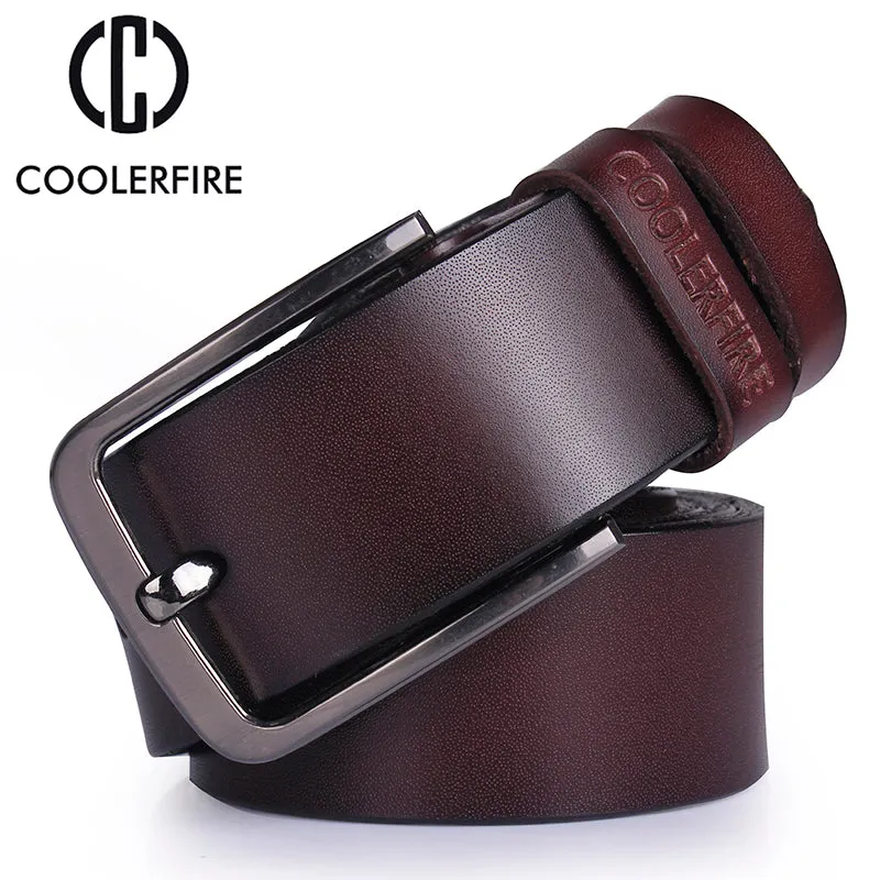 High quality men's genuine leather belt designer belts men luxury strap male belts for men fashion vintage pin buckle for jeans