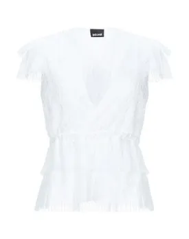 Just Cavalli Women Blouse White 4 UK