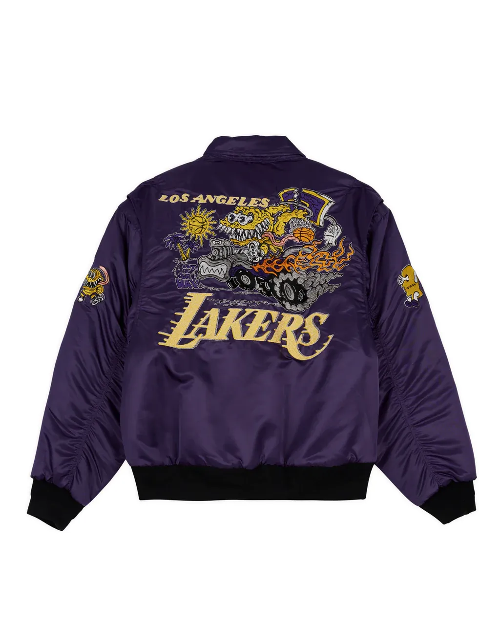 Lakers x Brain Dead Flight Jacket