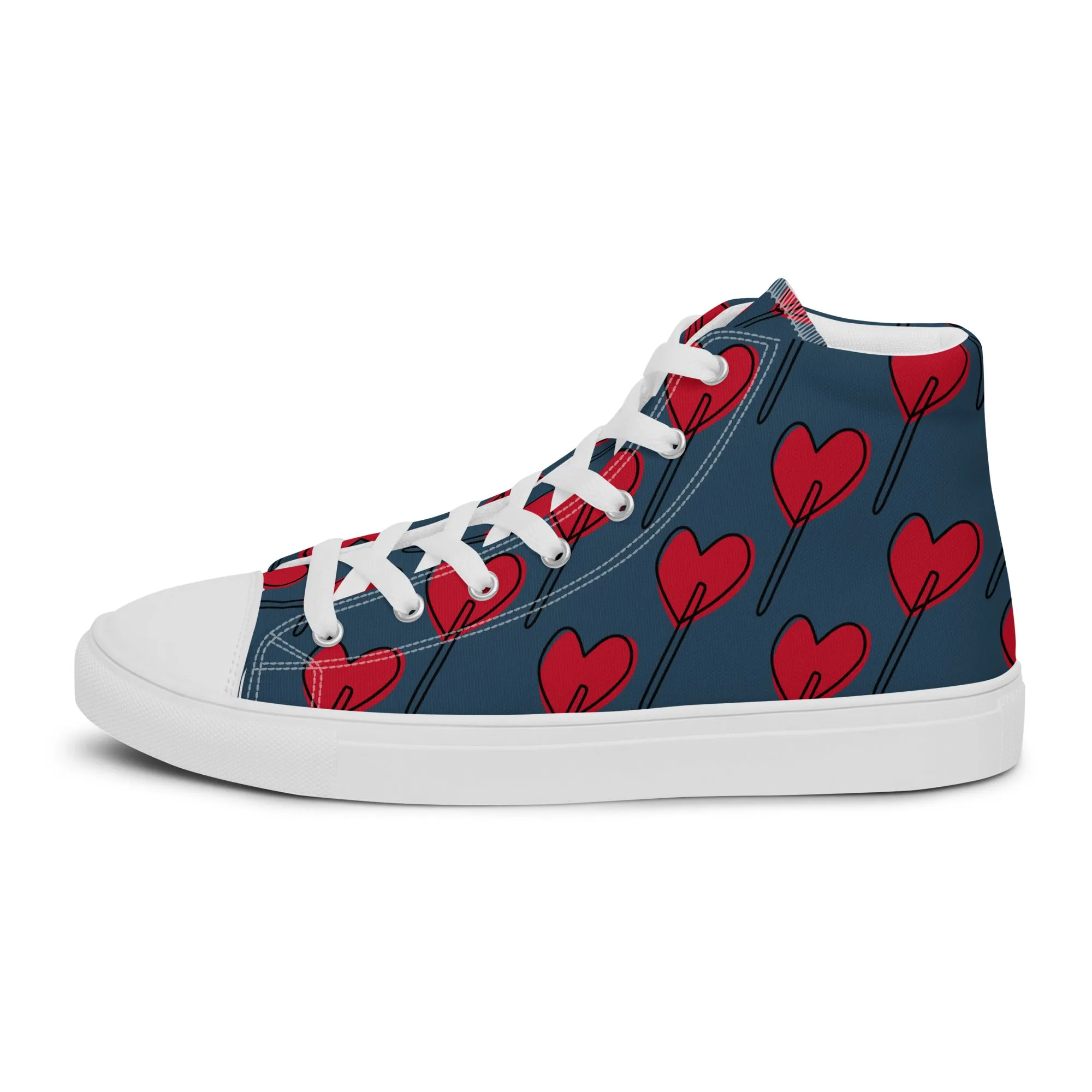 Men’s high top canvas sneaker - James