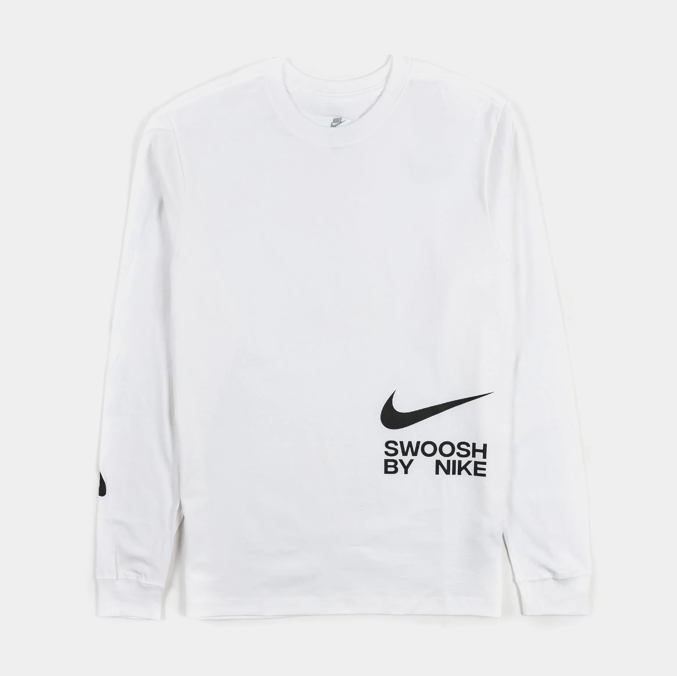 NSW Big Swoosh Mens Long Sleeve Shirt (White)