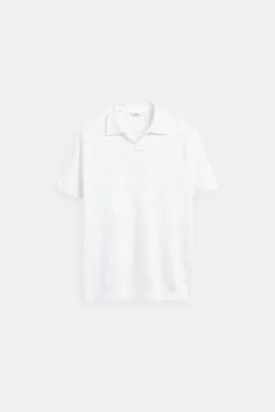 Old Money Lapel Knitted Polo T-Shirt