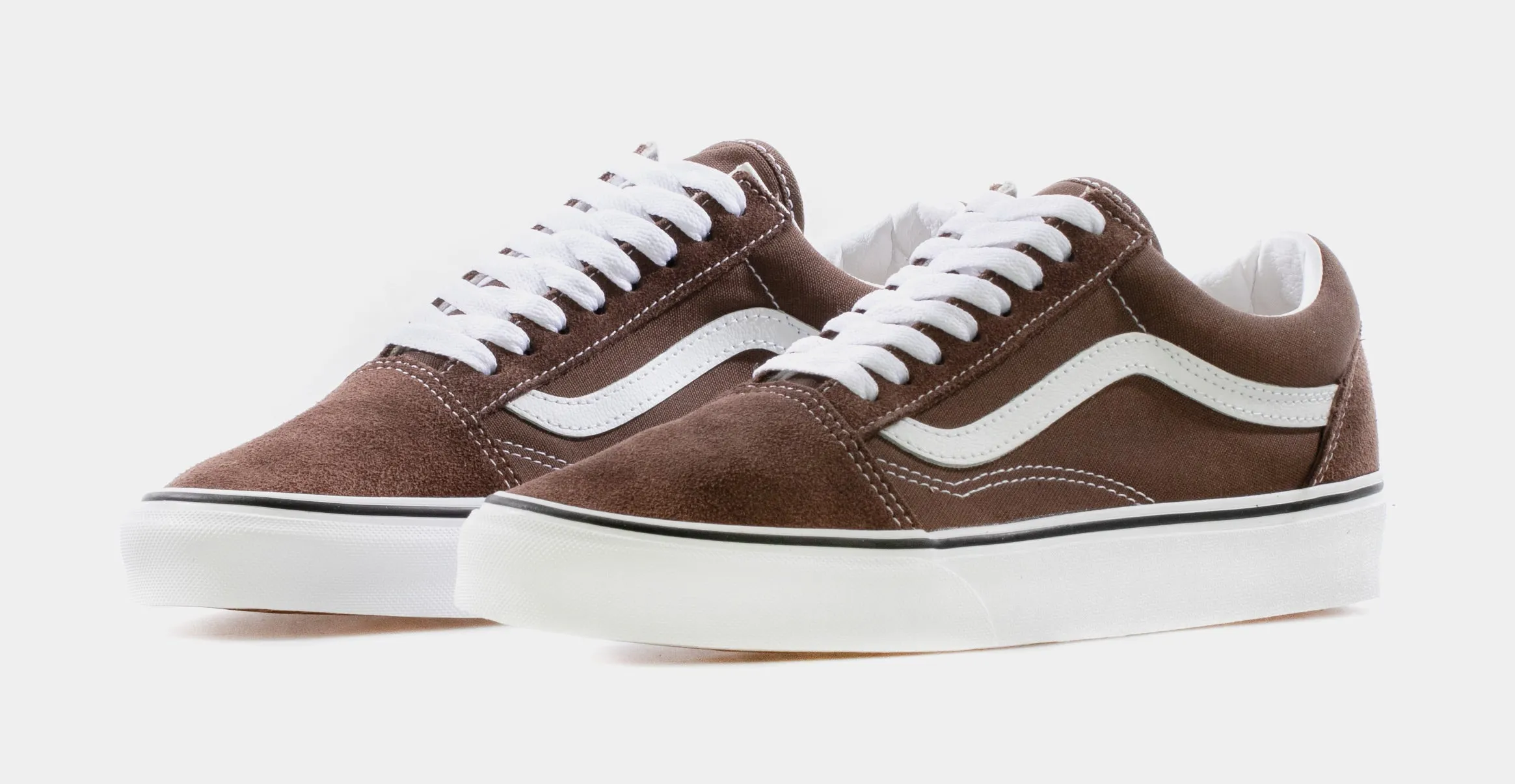 Old Skool Mens Skate Shoe (Brown/White)