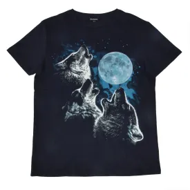 Polargear - Wolf - Graphic T-Shirt - Black Navy