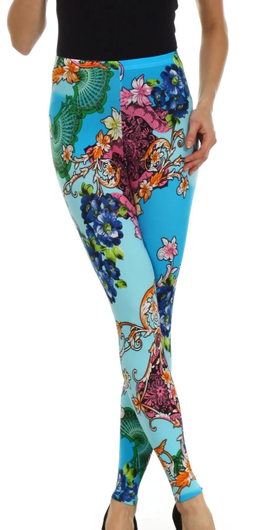 Sakkas Graphic Print Fashion Leggings