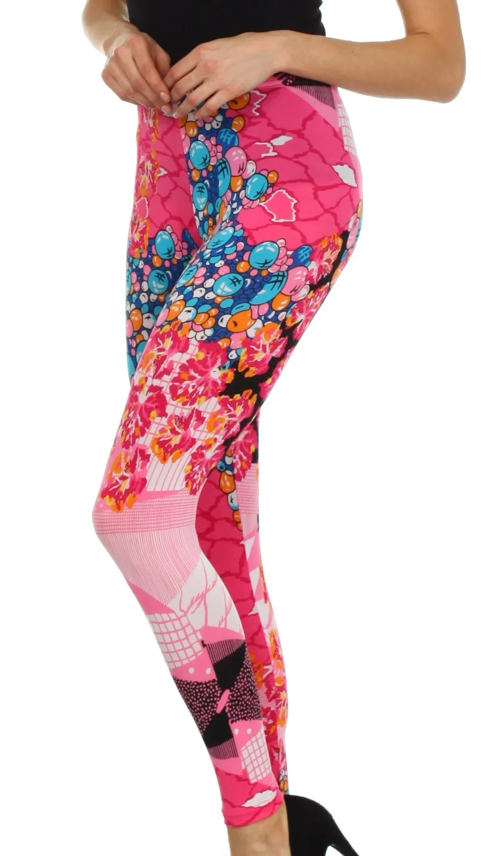 Sakkas Graphic Print Fashion Leggings