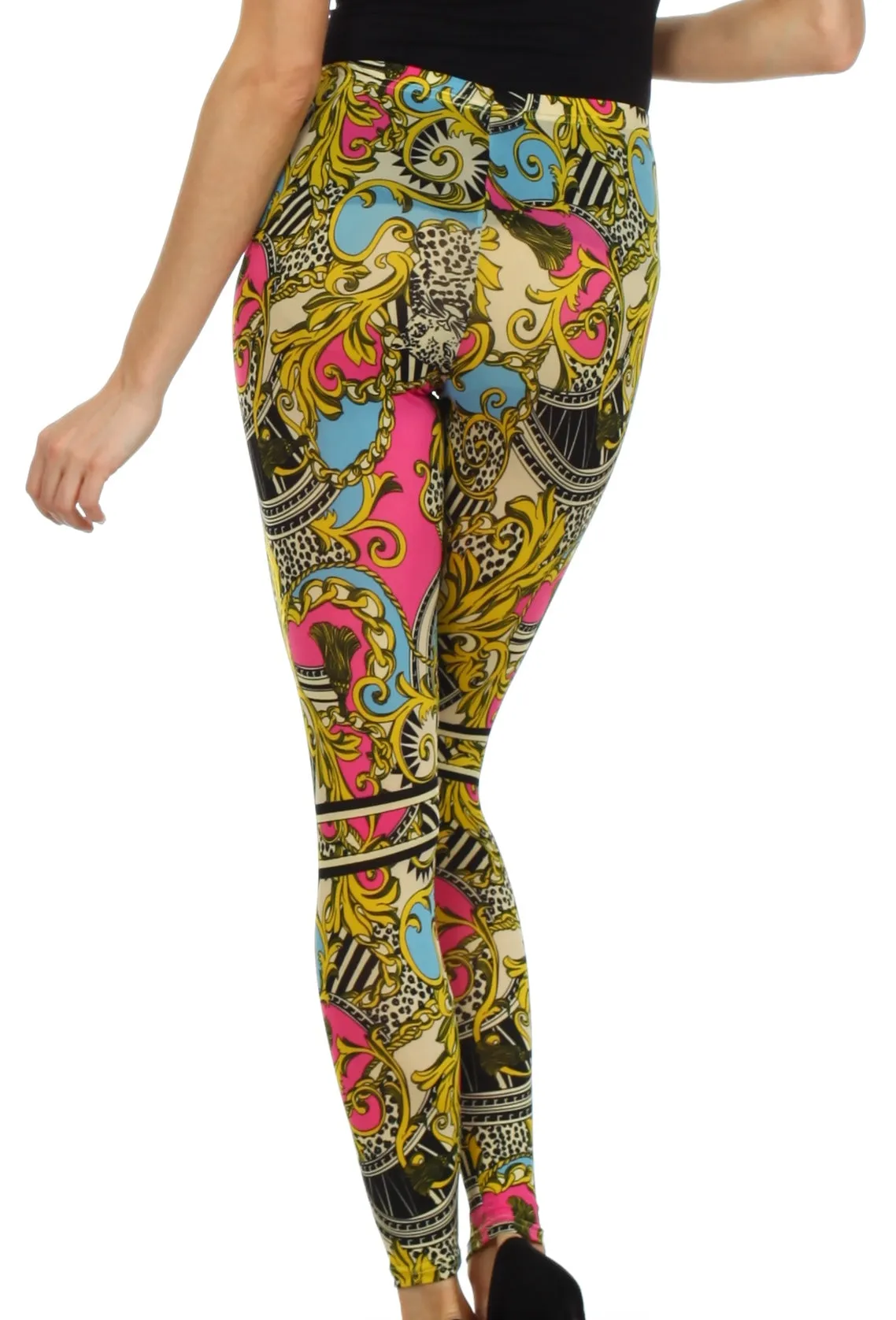 Sakkas Graphic Print Fashion Leggings