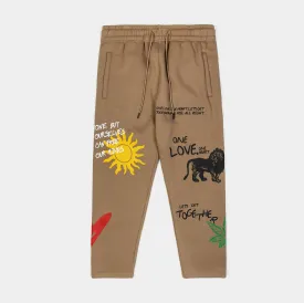 SP x Bob Marley Montage Joggers Mens Pants (Taupe/Green)