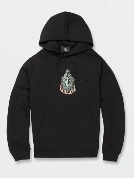 Volcom Strike Hood Pullover Sweatshirt - Black