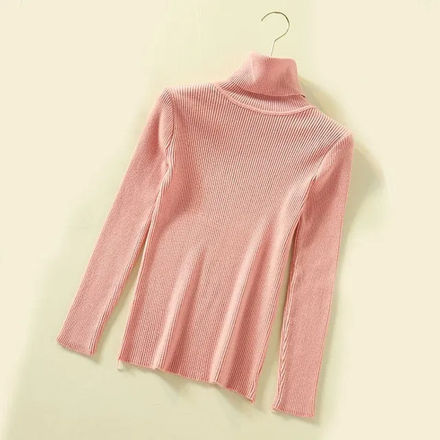 Women Turtleneck Pullover Sweater